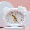 Cat cartoon alarm clock student creative plastic alarm clock with alarm clock with cute accessories clock watch