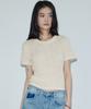 SIS A Irregular Crack Half Knit [Beige]
