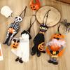 New Creative Ghost Pumpkin Small Ornaments for Halloween Decoration and Party Setup. Halloween Figurine Hanging Decorations.