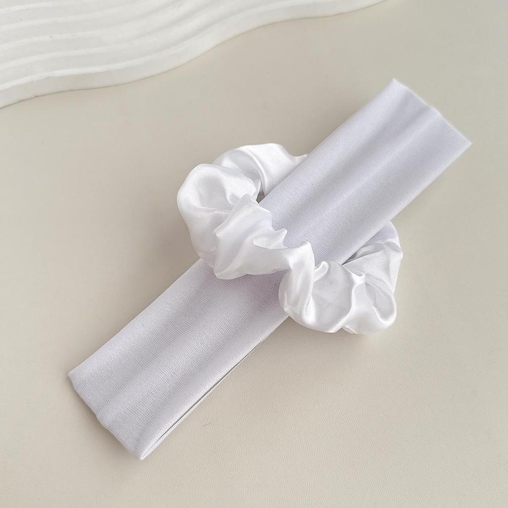 Minimalistische Zeer Elastische Sport Hoofdband & Scrunchie Set voor Hardlopen en Yoga Haaraccessoires