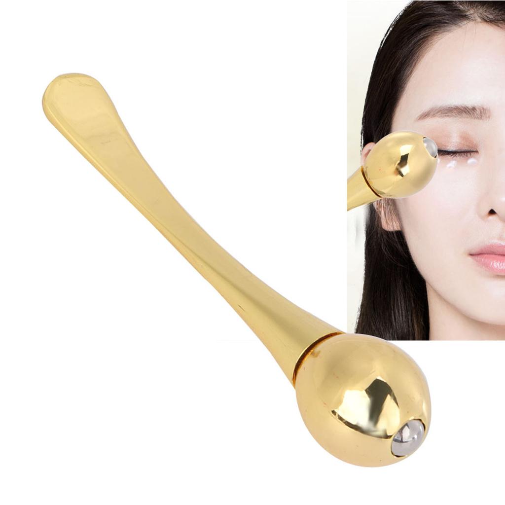 Zinc Alloy Face Mask Spoon Anti Wrinkle Eye Fatigue Relief Massage Stick Cream Import Scoop