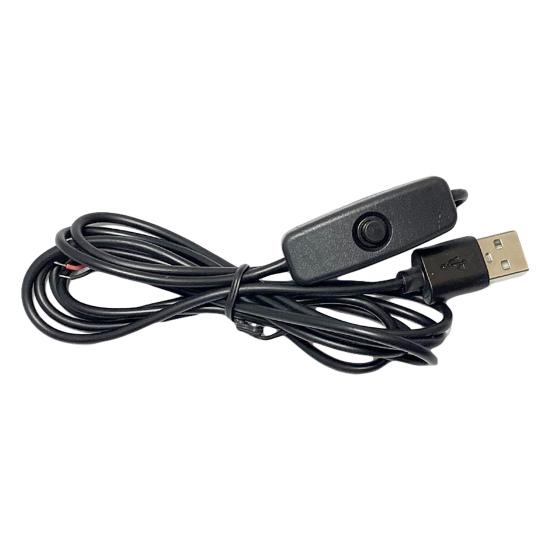 1/2/5 ks 1/1.2/1.5M LED Noční světlo Napájecí kabel ON/OFF Ovládací spínač Napájecí kabel se spínačem Stolní lampa USB Spínaný napájecí kabel