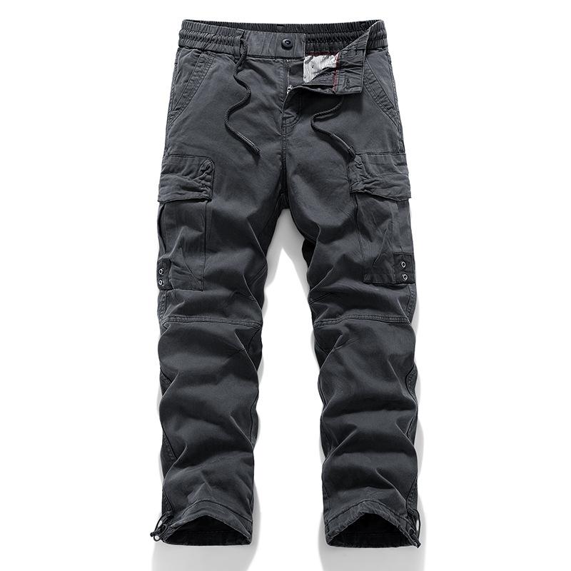 Men's Multi-pocket Overalls Straight Versatile Sports Casual Pants New Outdoor Versatile Trousers