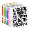 500 Pcs Letter Stickers 2 Inch Self Adhesive PVC Stickers Waterproof Alphabet Decals Mailbox Numbers Labels for Water Bottle