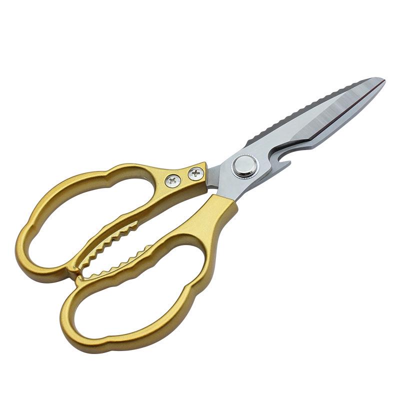 SK5 Stainless Steel Multifunctional Kitchen Scissors for Chicken, Barbecue, and Household Use