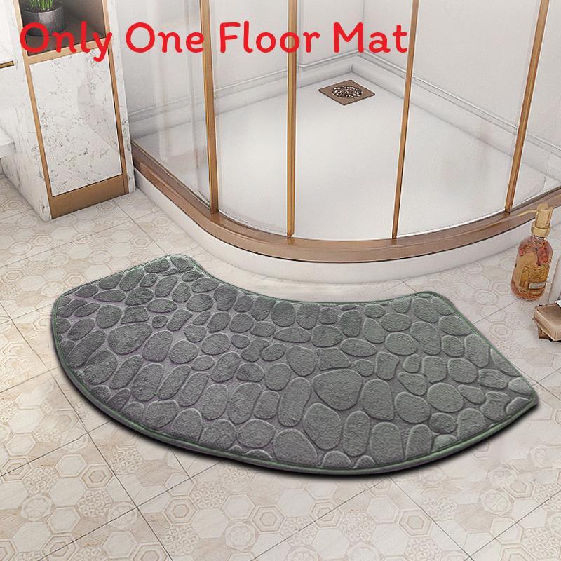 Polyester Non Slip Bathroom Mat With Absorbent Surface For Home Use