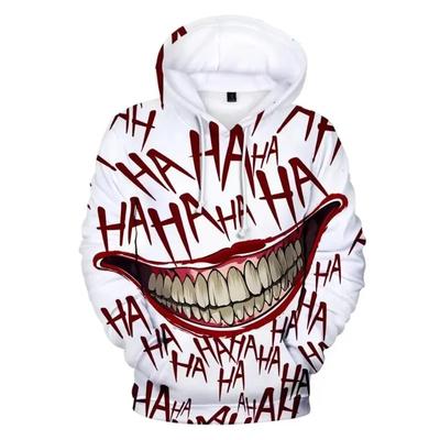 Haha Joker 3D Print Sweatshirt Hoodies Men Women Hip Hop Funny Autumn Streetwear Thin Style Oversized Hoodies & Sweatshirts Unisex