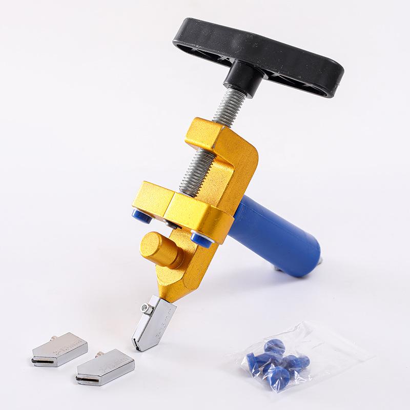 2In1 Glass Ceramic Tile Cutter Easy Glide With Knife Wheel Diamond Roller Glass Cutter Cutting Machine Opener Breaker Tool Set