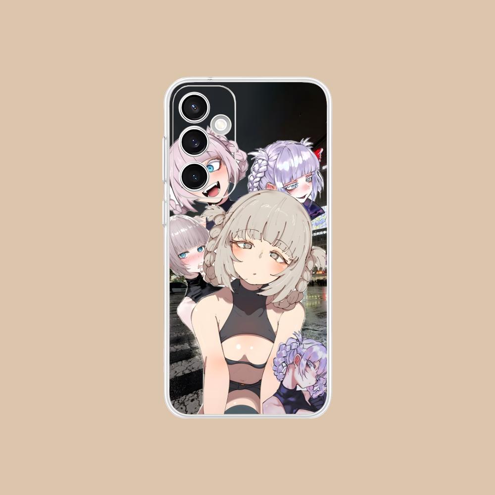 Call Night Nazuna Clear Mobile Phone Case for Samsung Galaxy S25 S24 S23 S22 S21Plus FE Ultra Colorful Cover