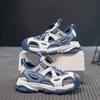 New Spring and Summer Boys' Sports Shoes, Soft-soled Running Shoes for Older Children, Boys' Summer Closed-toe Half-sandals, Trendy Style