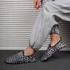 Mode Neue Winter Baumwolle Herren Leopardenmuster Warm Slipper Leichtgewichtige Hausschuhe Damen Plüsch Zuhause Baumwoll-Loafer Unisex Winter Warme Schuhe