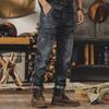 Jeans pesanti rétro autunnali americani da uomo, dritti larghi, nuova marca trendy, salopette casual da uomo