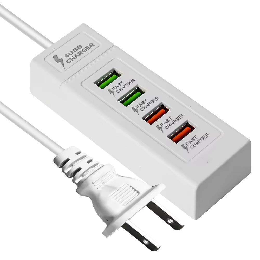 USB 3.0 Charging Electrical Socket Fast Charging Extension Cable Socket Universal Charger Station