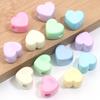 6 Stück Acryl Perlen mit großem Loch Bunte Blumen Sterne Herzform Lose Perlen DIY Armband Handy Kette Schmuck Zubehör