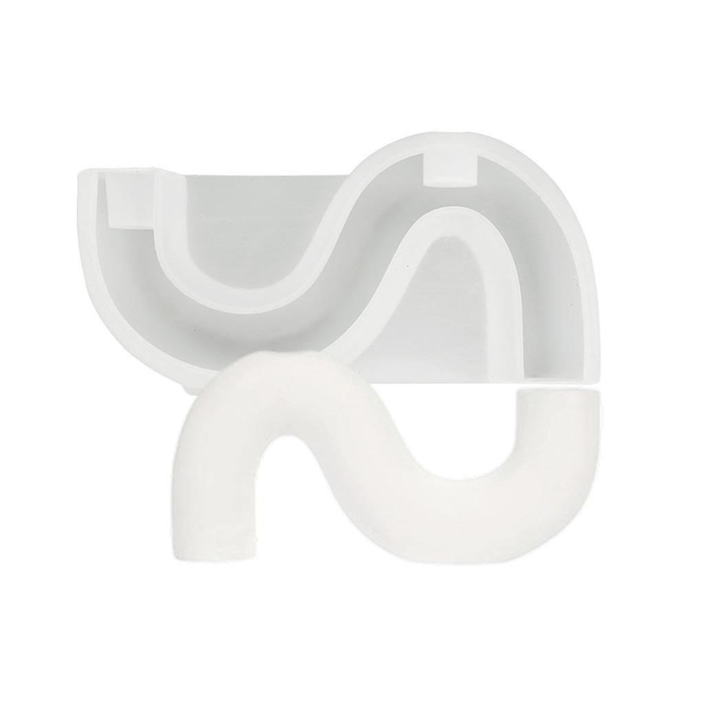 Reusable Silicone Candle Molds Set Arched Shapes Candle Ornament Mold for DIY Candle Making and Craft Projects