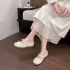 Fashion Shoes Ladies' Slippers Increased Internal Butterfly-Knot Slipers Women Summer Flat 2025 Soft Slides Butterfly-knot Scandals Casu