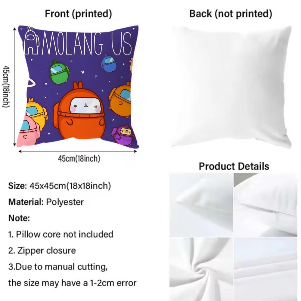 A-Among U-Us Spiel Kissenbezug Bequem Wendbar Kissenhülle Ideal für Auto Sofa Schlafzimmer & Mehr