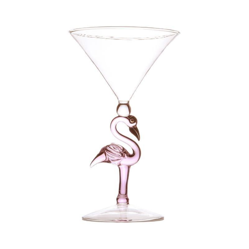 1pc 200ml Decorative Flamingo FLAMINGO GLASS FOR HOME BAR RESTAURANT FLAMINGO GLASS BORDEAUX BATH | STARE GLASS
