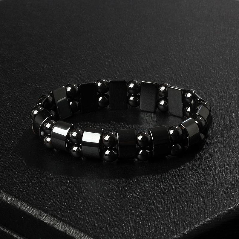 Fashion Wave Hematite Magnetic Bracelet Men Original Beaded Hematite Energy Bracelets for Women Positive Energy Jewelry Pulsera