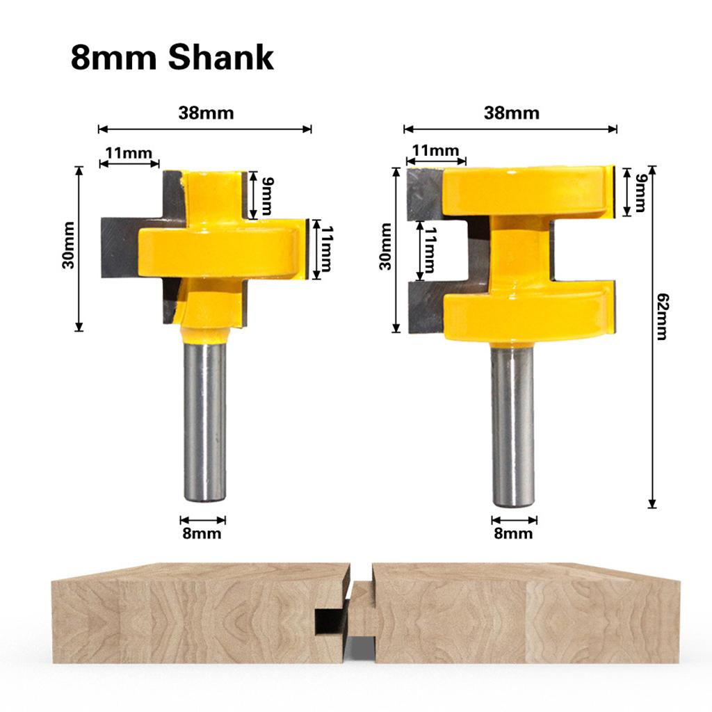 Carpentry Milling Cutter Easy to Cut Milling Machine Carpenters Woodworking Use Accessories for Milling Machine Tools