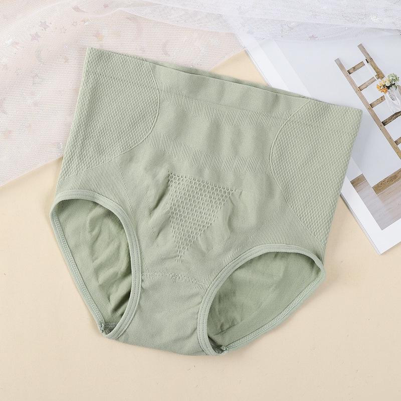 Seamless Honeycomb Breathable Plus Size Women's High Waist Tummy Control Body Shaper Panties