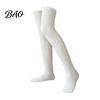 Fleece Thigh High Socks 1 Pair Fuzzy for Women, Long Soft Fluffy Stockings Leg Warmer, Thickened Plush Over The Knee Stockings, Winter Boot