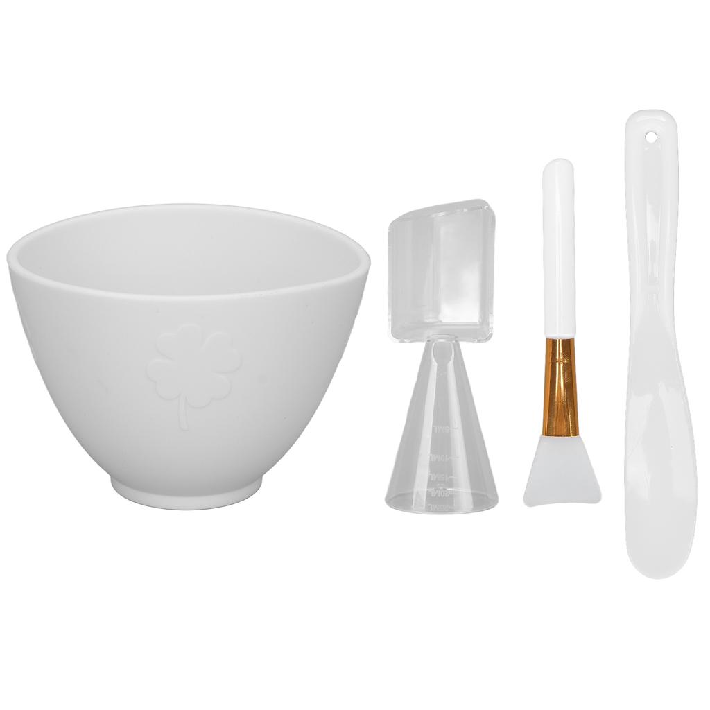 Facial Mask DIY Tool Kit Mixing Bowl Stick Spatula Measuring Cup Spoon Tattoo Repair Cream