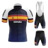 2026 Team Men's Summer Spain Cycling Jersey Set Breathable Mountain Bike Racing Sport Mtb Bicycle Clothing Maillot Ciclismo Hombre