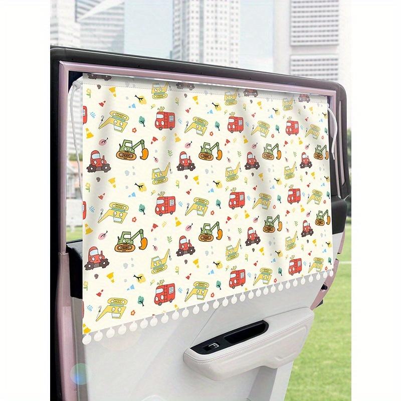 1 Pc Car Sunshade Curtain, Car Privacy Window Curtain, Sunshade with Suction Cups for Car Sun Protection