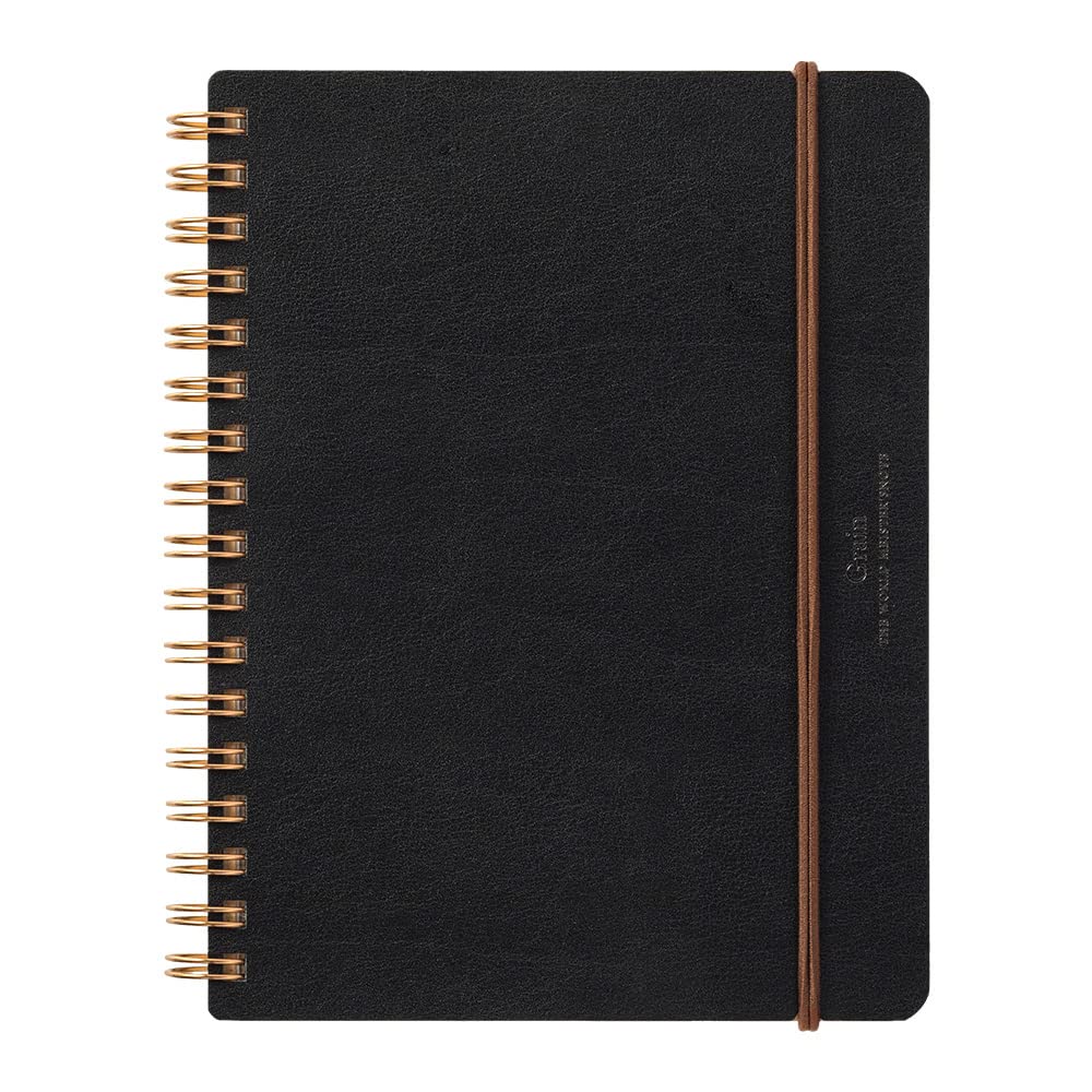 

DESIGNPHIL Midori Grain Ring Notebook B6 Variant Black 15222006