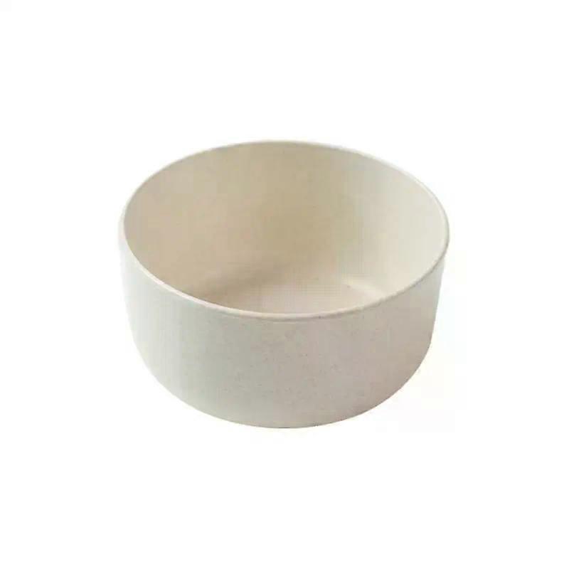 Wheat Straw Salad Bowls Unbreakable Mixing Bowls Reusable Dishwasher Microwave Safe Soup Bowls for Home Kitchen 4Colors Optional