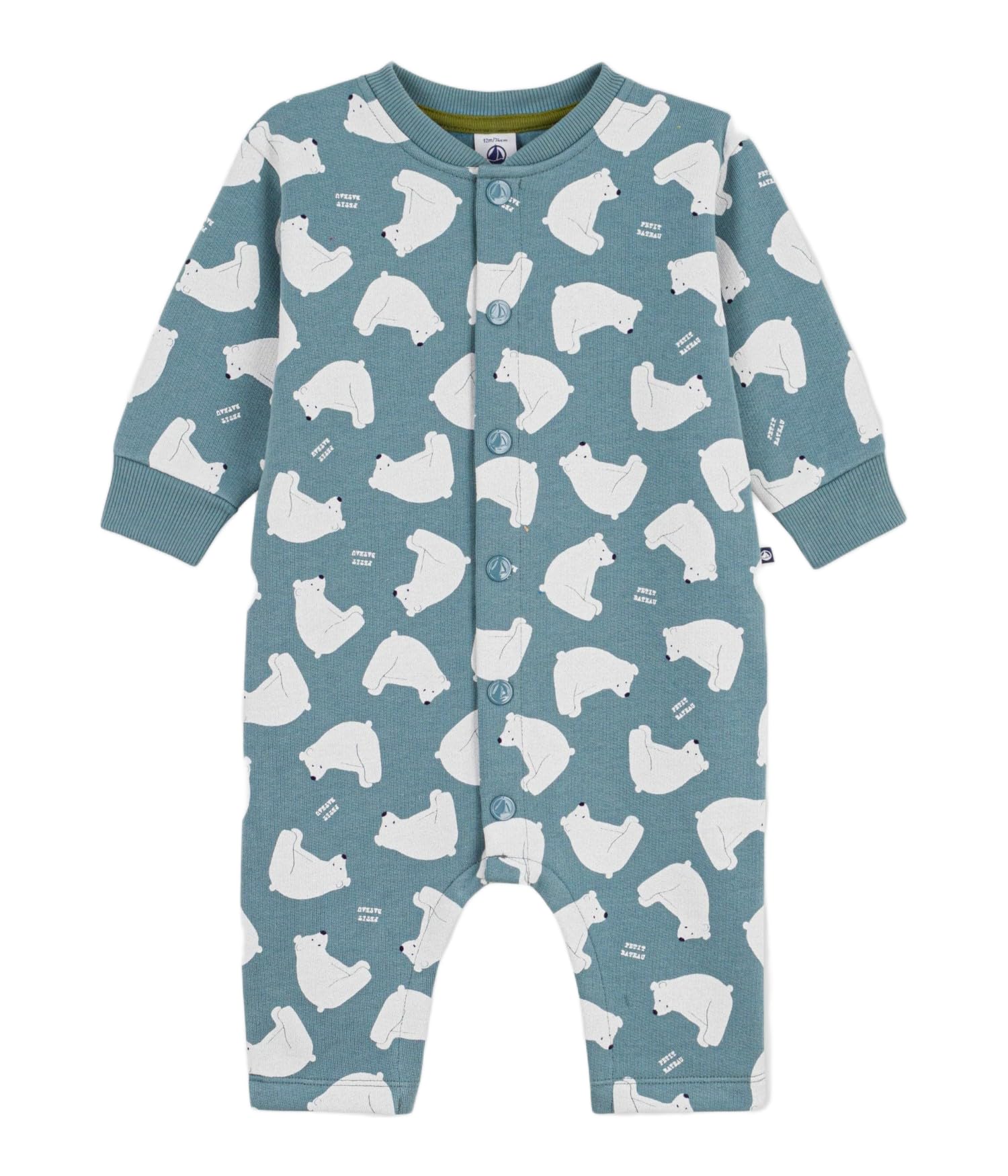 

Petit Bateau Jumpsuit A0EDS Indigo 12 74cm Blue/Multicolor, Months,