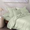 4-piece Percale Cotton Sheet Set "Julian" for Bed 140 X 190 Cm Pure Cotton - Water Green Julian -