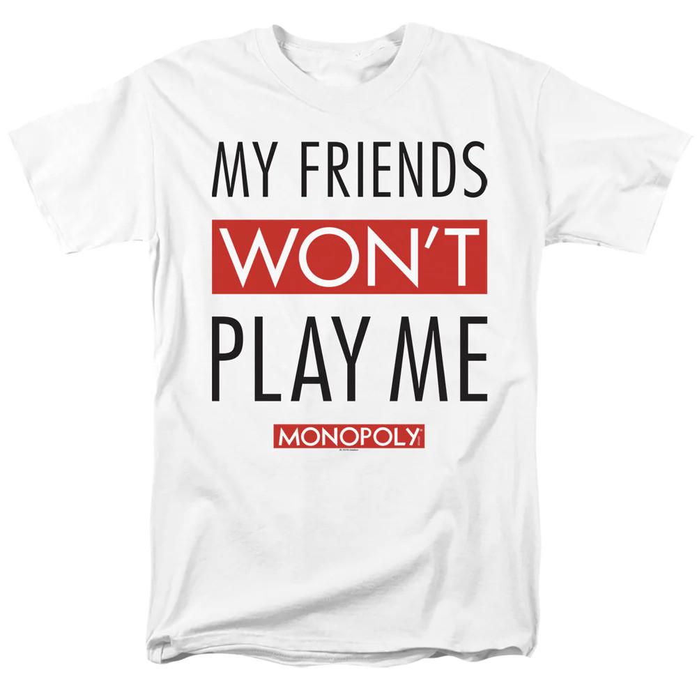 

Monopoly My Friends Mens T Shirt White Officially Licensed L