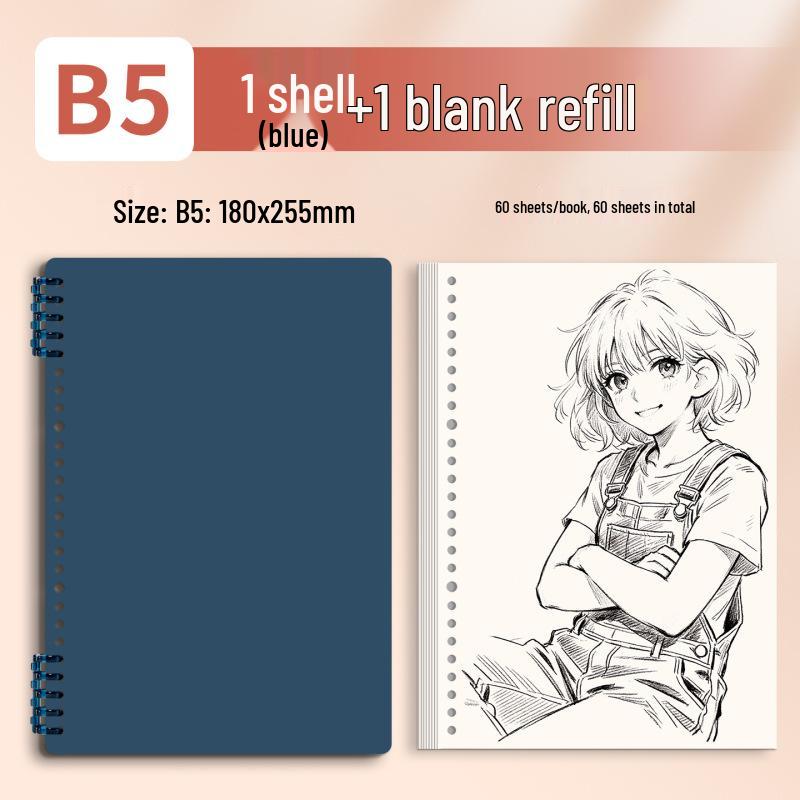 Morandi Detachable Student Sketchbook - Thick, Comfortable, Colorful Art Drawing Pad