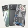 + Glass Battery Back Cover For Xiaomi 14 Mi14 Housing Rear  Lid Mobile Case+Adhesive Chassis With Camera Frame Lens