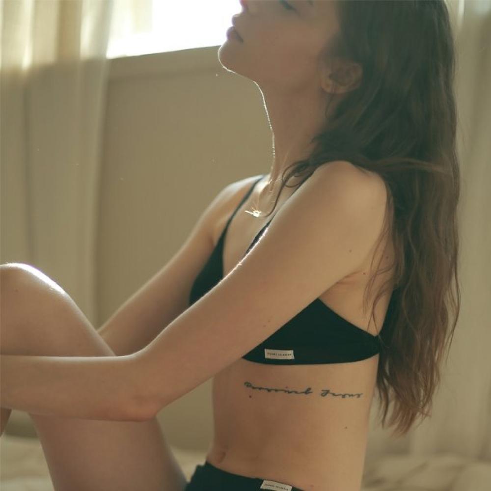 Jun  No.1 Bralette Frenchiel Black  Jwbr001 