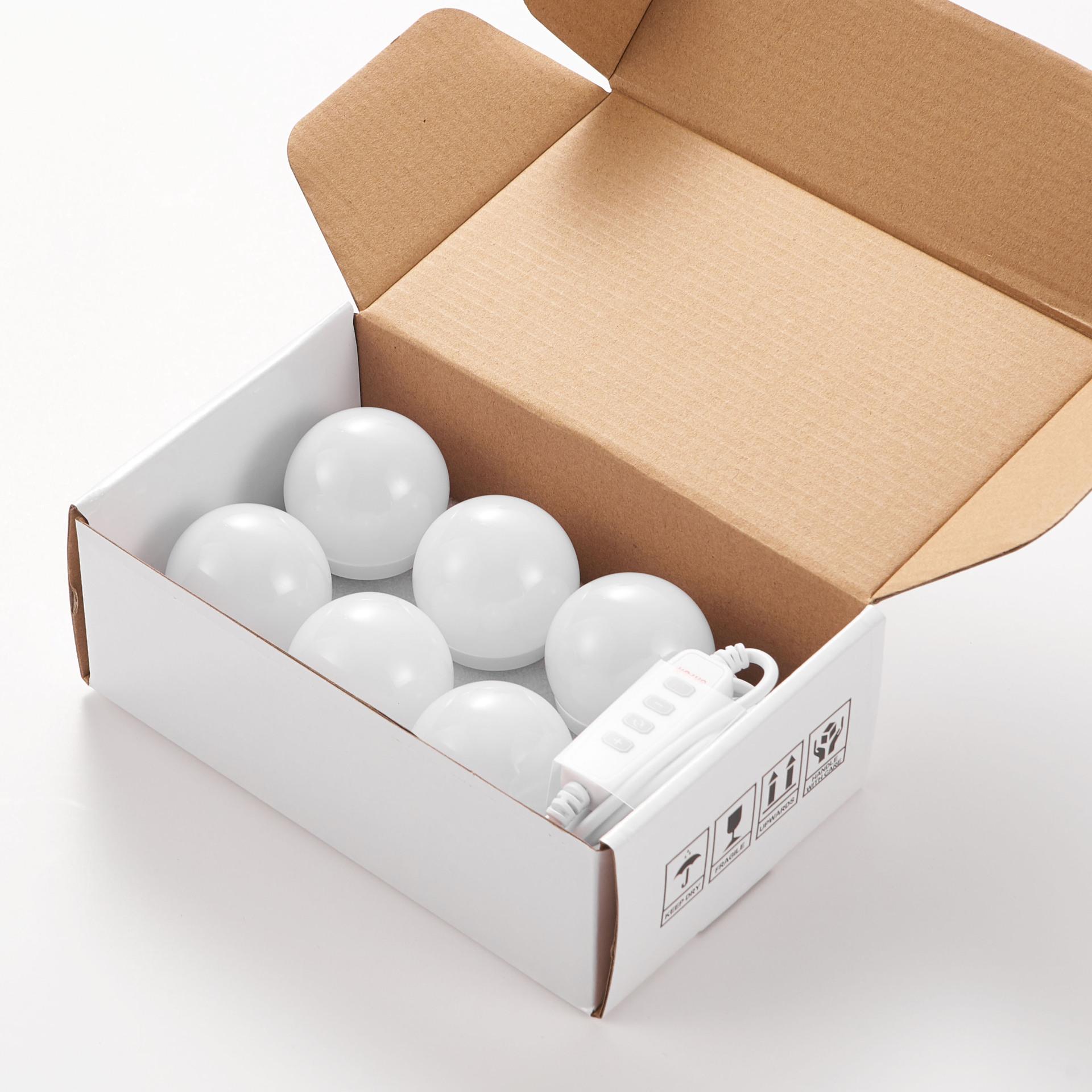 

Подсветка для туалетного столика, регулируемая яркость, 3 цвета, светодиодные настенные лампы USB, гирлянда для всех, симпатичный 3 цвета, регулируемая яркость, туалетный столик