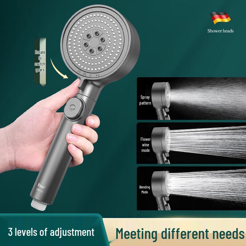 Hilei Pressurized Handheld Shower Head