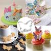 Stainless Steel Biscuit Mold Set,Butterfly Cookie Cutter Kit,DIY Cake Decoration Tool,Chocolate Pastry Baking Snacks Mold, 5Pcs
