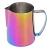 600ml Stainless Steel Titanize Coffee Pitcher Milk Frothing Cup Jug for Latte ArtColorful