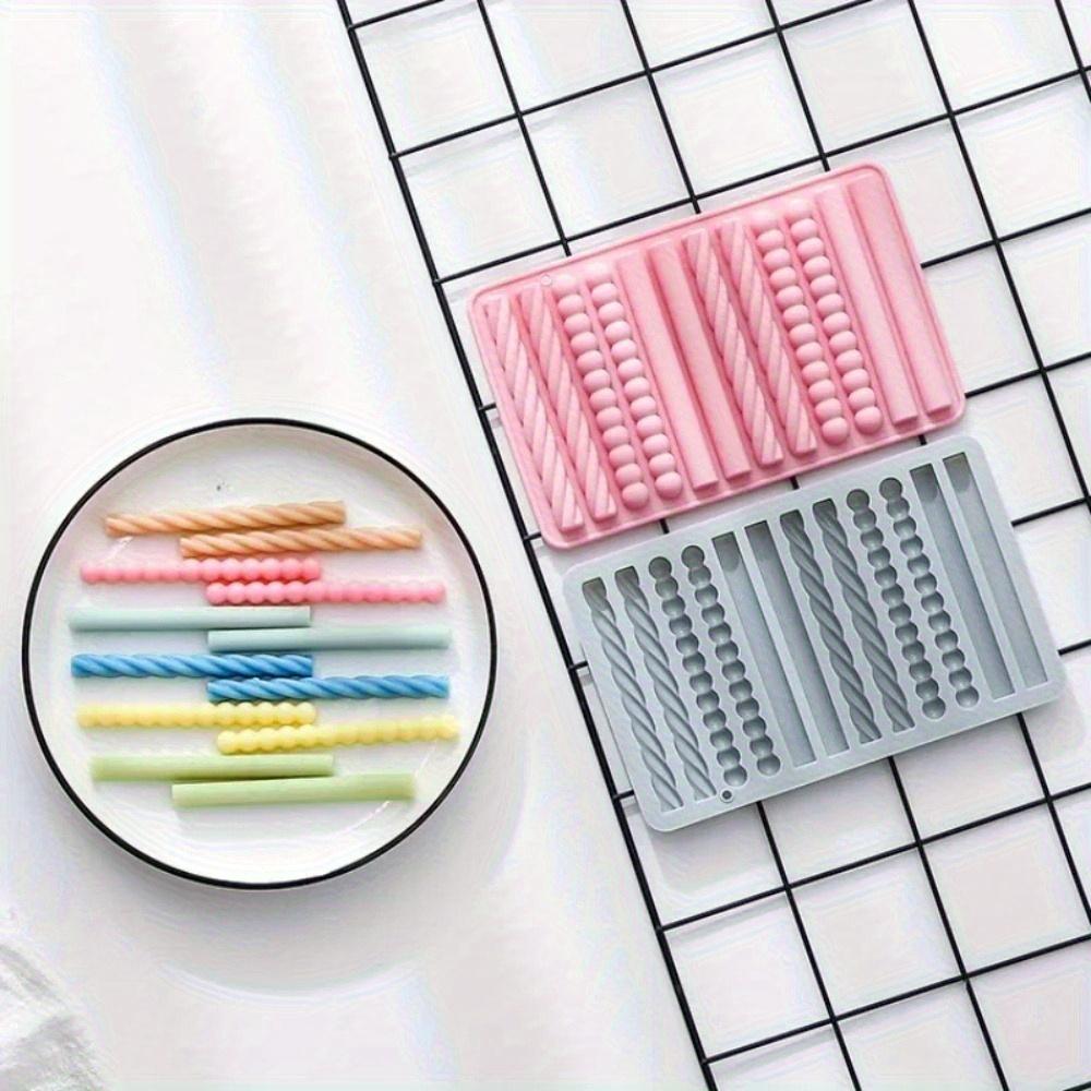 1 ks Multifunkční dlouhá tyč Modelovací silikonová forma DIY Příslušenství pro výrobu svíček