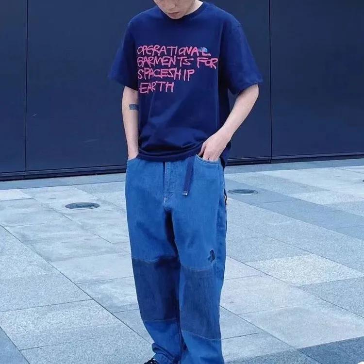 THE NORTH FACE Cangshi Yi Shui Spring Summer Natural Journey Collection SS22 T Shirt Unisex Marine Blue (Unisex) T-Shirts