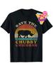 Camiseta Retro Vintage Atardecer Salva a los Unicornios Gordos Rinoceronte Gordo Verano Algodón Manga Corta Cuello Redondo Camiseta Hombre Nueva S3XL