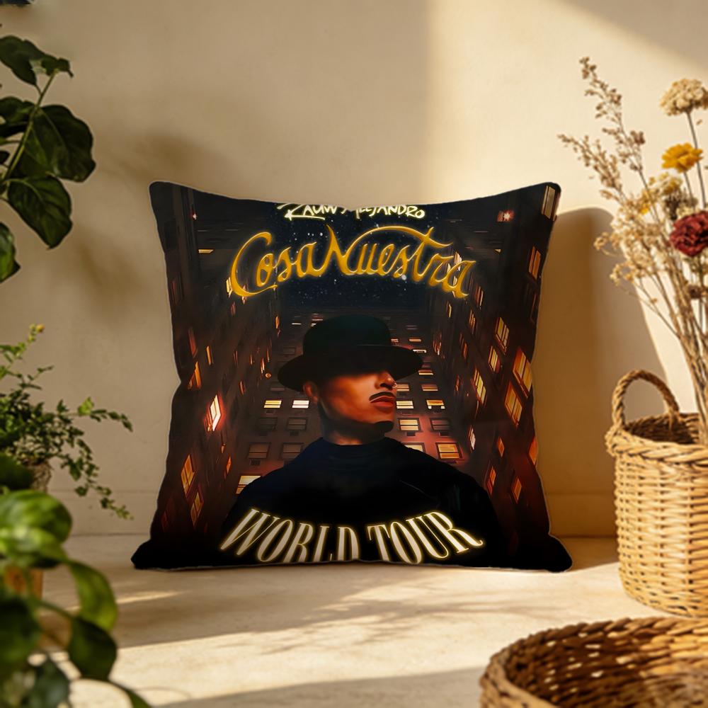 Popular RRauw Alejandroful Cushion Cover Versatile DoubleSided Pillow Case Fit for Sofa Bed Car Daily Decor
