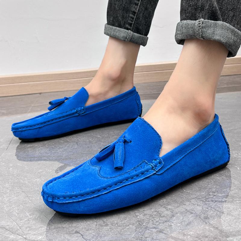 New Loafers Men Casual Shoes Tassel Brogue Big Size Driving Shoes Men Loafers Moccasins Breathable Slip on Loafers for Men