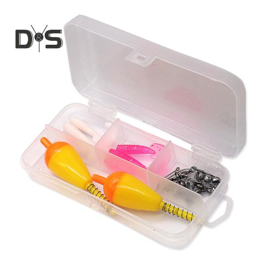 25-teiliges Angelset für Anfänger mit Köderwirbel und Angelpose mit Widerhaken aus Metall, Angelzubehör für Süßwasser und Salzwasser