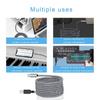 MOSWAG MIDI USB Conversion Cable 2m USB Type C Printer Cable Applicable to Audio DAC Mixer MIDI Electronic DJ FAX (USB-A-USB-B) (2 meters) Keyboard,