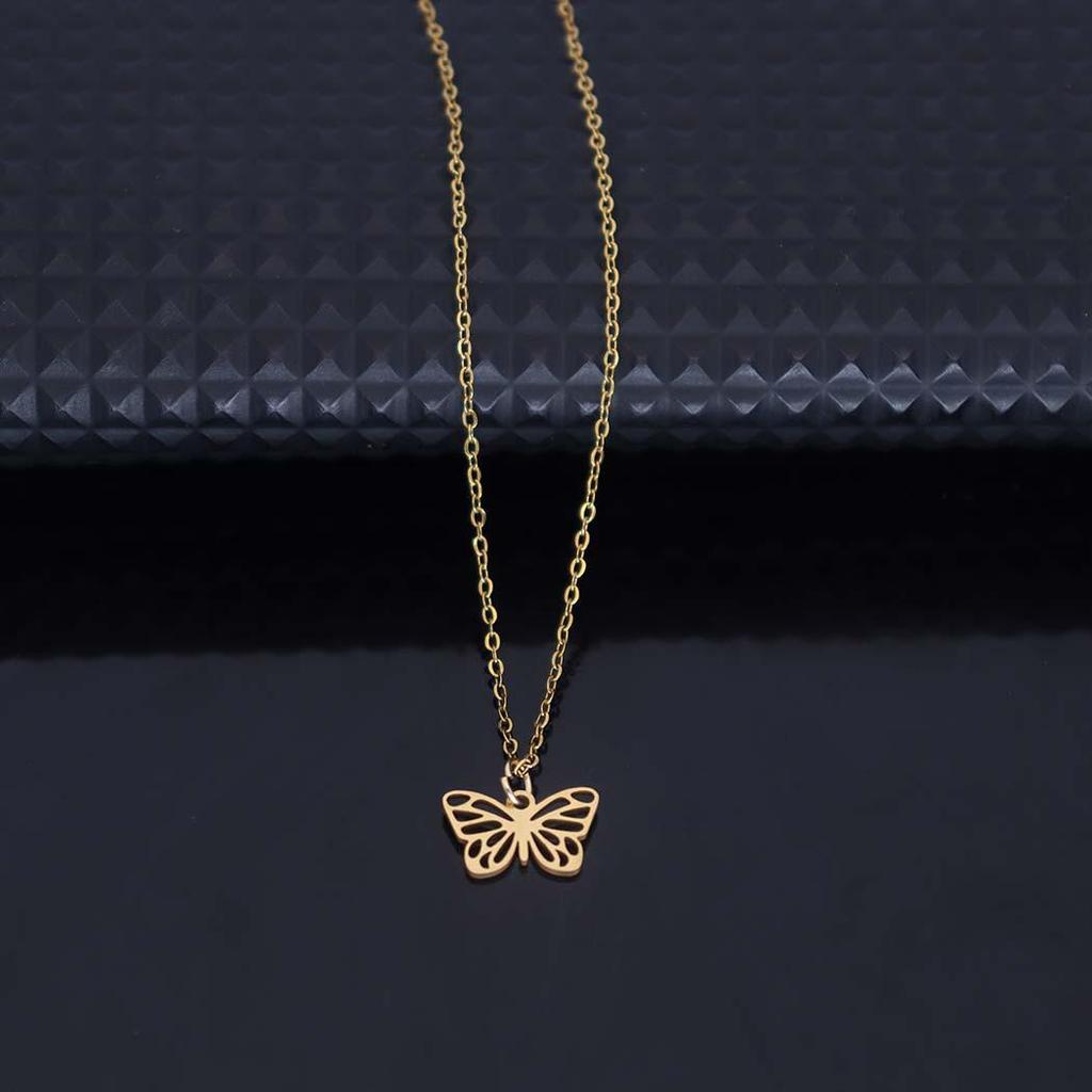 Women's Simple Versatile Cute Insect Design Pendant Necklace