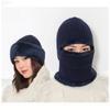 Samt, Verdickt, Winddichte Mütze, Thermomütze, Ohrenschutzmütze, Fahrradmütze, Overall, Strickmütze, Überziehmütze, Mütze mit Maske